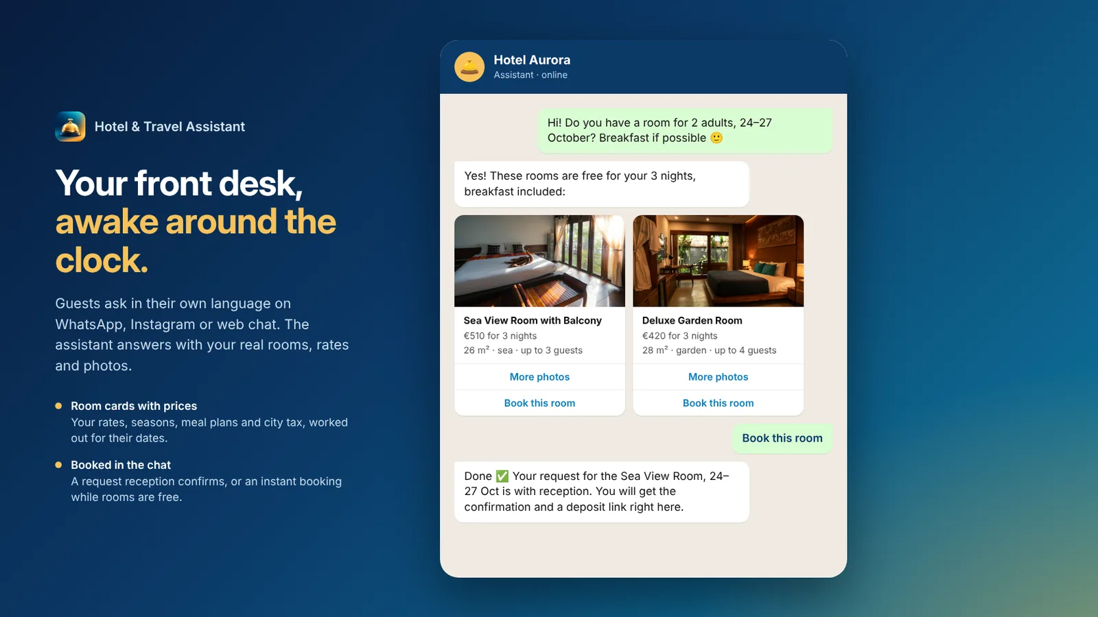 Hotel & Travel Assistant